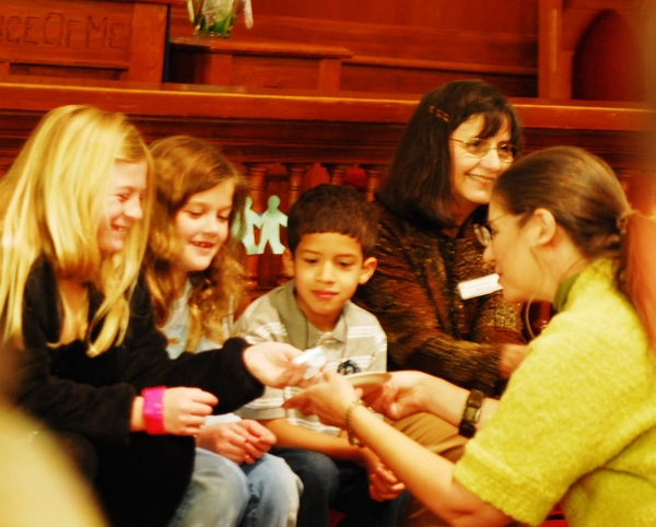 pastor cyndi with children pastor cyndi with children